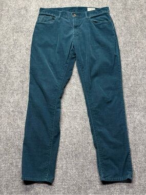 Todd Snyder Pants Mens 33x30 Blue Slim Stretch Corduroy 5 Pocket Italy Fabric